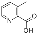 structure of CAS# 123811-72-3, 3-Methylpicolinic Acid Hydrochloride