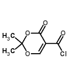 CAS#: 123826-40-4， 2,2-Dimethyl-4-Oxo-4H-1,3-Dioxine-5-Carbonyl Chloride