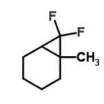 CAS#: 123883-63-6， 7,7-Difluoro-1-Methylbicyclo[4.1.0]Heptane