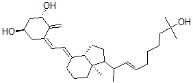 CAS#: 123963-52-0， 1,25-Dihydroxy-24-trihomo-22-ene-vitamin D3
