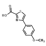 CAS#: 123971-42-6， 4-(4-Methoxyphenyl)-1,3-Thiazole-2-Carboxylic Acid