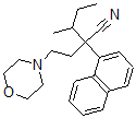 CAS 登录号:1241-65-2, 3-甲基-2-(2-吗啉-4-基乙基)-2-萘-1-基戊腈