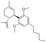 CAS#: 1242-67-7， 1,3-Dimethoxy-2-[(1R,6R)-3-Methyl-6-Prop-1-En-2-Yl-1-Cyclohex-2-Enyl]-5-Pentylbenzene