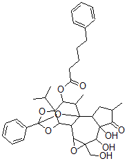 CAS#: 124392-15-0， 1,2,15,16-Tetrahydro-12-((1-Oxo-5-Phenylpentyl)Oxy)-Daphnetoxin
