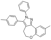 CAS#: 124392-75-2， 9-Methyl-3-(4-Methylphenyl)-2-Phenyl-4,5-Dihydro-[1]Benzoxepino[5,4-c]Pyrazole