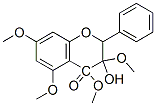 structure of CAS# 1244-78-6, 3-Hydroxy-3,4, 5,7-Tetramethoxyflavone;2-(3,4-Dimethoxyphenyl)-3-Hydroxy-5,7-Dimethoxy-Chromen-4-One;2-(3,4-Dimethoxyphenyl)-3-Hydroxy-5,7-Dimethoxy-4-Chromenone;2-(3,4-Dimethoxyphenyl)-3-Hydroxy-5,7-Dimethoxy-Chromone