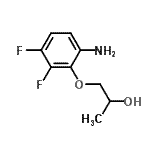 CAS#: 124410-02-2， 1-(6-Amino-2,3-Difluorophenoxy)-2-Propanol