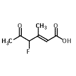 CAS#: 124412-83-5， (2E)-4-Fluoro-3-Methyl-5-Oxo-2-Hexenoic Acid
