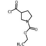 CAS#: 124438-21-7， Ethyl 3-(Chlorocarbonyl)-1-Pyrrolidinecarboxylate