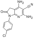CAS#: 124476-84-2， 4,6-Diamino-1-(4-Chlorophenyl)-2-Oxo-3H-Pyrrolo[3,2-e]Pyridin-7-Ium-5-Carbonitrile