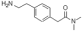 CAS#: 124499-22-5， 2-[4-(2-Aminoethyl)Phenyl]-N,N-Dimethylacetamide