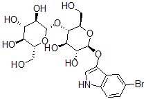 CAS#: 124613-91-8， (2S,3R,4S,5S,6R)-2-[(2R,3S,4R,5R,6S)-6-[(5-Bromo-1H-Indol-3-Yl)Oxy]-4,5-Dihydroxy-2-(Hydroxymethyl)Oxan-3-Yl]Oxy-6-(Hydroxymethyl)Oxane-3,4,5-Triol