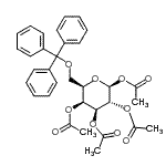 CAS#: 124648-92-6， 1,2,3,4-Tetra-O-Acetyl-6-O-Trityl-beta-D-Galactopyranose