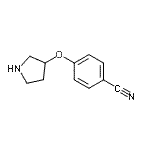 CAS#: 124731-65-3， 4-(3-Pyrrolidinyloxy)Benzonitrile
