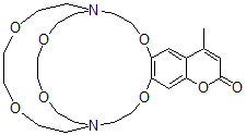 CAS#: 124804-69-9， 6,7-(4-Methyl)Coumaro-(2.2.2)Cryptand