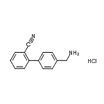 CAS#: 124807-10-9， 4'-(Aminomethyl)-2-Biphenylcarbonitrile Hydrochloride (1:1)