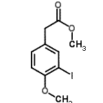 CAS#: 124840-58-0， Methyl (3-Iodo-4-Methoxyphenyl)Acetate