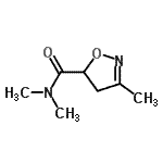CAS#: 124852-46-6， N,N,3-Trimethyl-4,5-Dihydro-1,2-Oxazole-5-Carboxamide