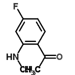 CAS#: 124958-64-1， 1-[4-Fluoro-2-(Methylamino)Phenyl]Ethanone