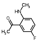 CAS#: 124958-74-3， 1-[5-Fluoro-2-(Methylamino)Phenyl]Ethanone