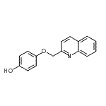 CAS#: 124993-40-4， 4-(2-Quinolinylmethoxy)Phenol