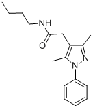 CAS#: 125103-56-2， N-Butyl-2-(3,5-Dimethyl-1-Phenylpyrazol-4-Yl)Acetamide