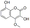CAS#: 125124-65-4， 3,8-Dihydroxy-4-Methoxychromen-2-One