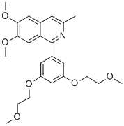 CAS#: 125175-65-7， 1-[3,5-Bis(2-Methoxyethoxy)Phenyl]-6,7-Dimethoxy-3-Methylisoquinoline