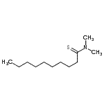 CAS#: 125188-67-2， N,N-Dimethyldecanethioamide