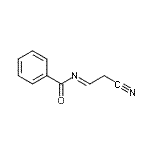 CAS 登录号：125256-16-8， N-[(1E)-2-氰基乙基亚基]苯甲酰胺