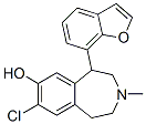 CAS#: 125341-24-4， 8-Chloro-7-hydroxy-3-methyl-5-(7-benzofuranyl)-2,3,4,5-tetrahydro-1H-3-benzazepine