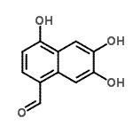 CAS#: 125366-72-5， 4,6,7-Trihydroxy-1-Naphthaldehyde