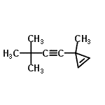 CAS#: 125510-63-6， 3-(3,3-Dimethyl-1-Butyn-1-Yl)-3-Methylcyclopropene