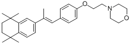 CAS#: 125533-88-2， 4-[2-[4-[(E)-2-(5,5,8,8-Tetramethyl-6,7-Dihydronaphthalen-2-Yl)Prop-1-Enyl]Phenoxy]Ethyl]Morpholine