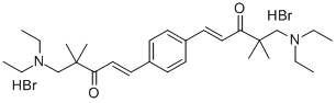 CAS#: 125563-95-3， (E)-5-Diethylamino-1-[4-[(E)-5-Diethylamino-4,4-Dimethyl-3-Oxopent-1-Enyl]Phenyl]-4,4-Dimethylpent-1-En-3-One Dihydrobromide