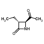 CAS#: 125639-95-4， (3R,4S)-4-Acetyl-3-Ethyl-2-Azetidinone