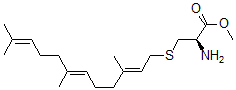 CAS#: 125741-64-2， Methyl (2R)-2-Amino-3-(3,7,11-Trimethyldodeca-2,6,10-Trienylsulfanyl)Propanoate