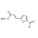 CAS#: 125812-04-6， Methyl (2E)-3-[5-(Chlorocarbonyl)-2-Furyl]Acrylate