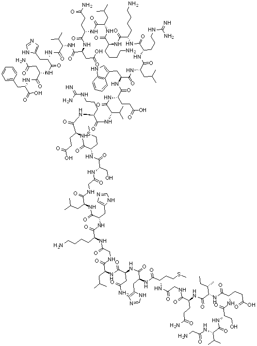 结构式 CAS# 12583-68-5, 合成氨基-封端甲状旁腺激素