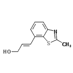 CAS#: 125873-50-9， (2E)-3-(2-Methyl-1,3-Benzothiazol-7-Yl)-2-Propen-1-Ol