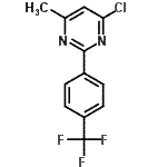 CAS#: 125904-05-4， 4-Chloro-6-Methyl-2-[4-(Trifluoromethyl)Phenyl]Pyrimidine