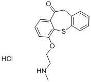 CAS#: 125981-95-5， 6-[2-(Methylamino)Ethoxy]-Dibenzo[b,f]Thiepin-10(11H)-One Hydrochloride (1:1)