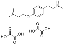 CAS#: 126002-18-4， N,alpha-Dimethyl-4-(2-(Dimethylamino)Ethoxy)Benzeneethanamine Ethanedioate (1:2)