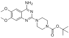 CAS#: 1260939-66-9， tert-butyl 4-(4-amino-6,7-dimethoxyquinazolin-2-yl)piperazine-1-carboxylate