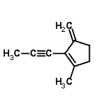 CAS#: 126133-18-4， 1-Methyl-3-Methylene-2-(1-Propyn-1-Yl)Cyclopentene