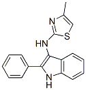 CAS#: 126193-54-2， N-(4-Methyl-1,3-Thiazol-2-Yl)-2-Phenyl-1H-Indol-3-Amine