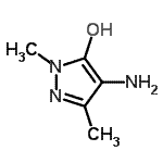 CAS#: 126230-39-5， 4-Amino-1,3-Dimethyl-1H-Pyrazol-5-Ol