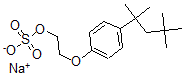 CAS#: 12627-38-2， Sodium 2-[4-(2,4,4-trimethylpentan-2-yl)phenoxy]ethyl sulfate