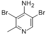 structure of CAS# 126325-54-0, 4-Amino-3,5-Dibromo-2-Methylpyridine;4-AMINO-3,5-DIBROMO-2-METHYLPYRIDINE;4-AMINO-3,5-DIBROMO-6-METHYLPYRIDINE;2-Methyl-4-Amino-3,5-Dibromopyridine