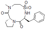 CAS#: 126370-66-9， (7S,12aR)-2-Methyl-5,5-Dioxo-7-(Phenylmethyl)-3,4,6,7,10,11,12,12a-Octahydropyrrolo[1,2-e][1,2,5,8]Thiatriazecine-1,8-Dione